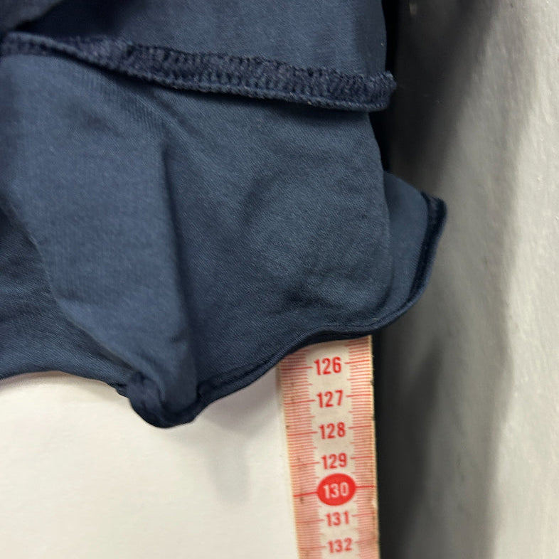 Autograph Navy Flutter Sleeve Midi Dress - Size 24