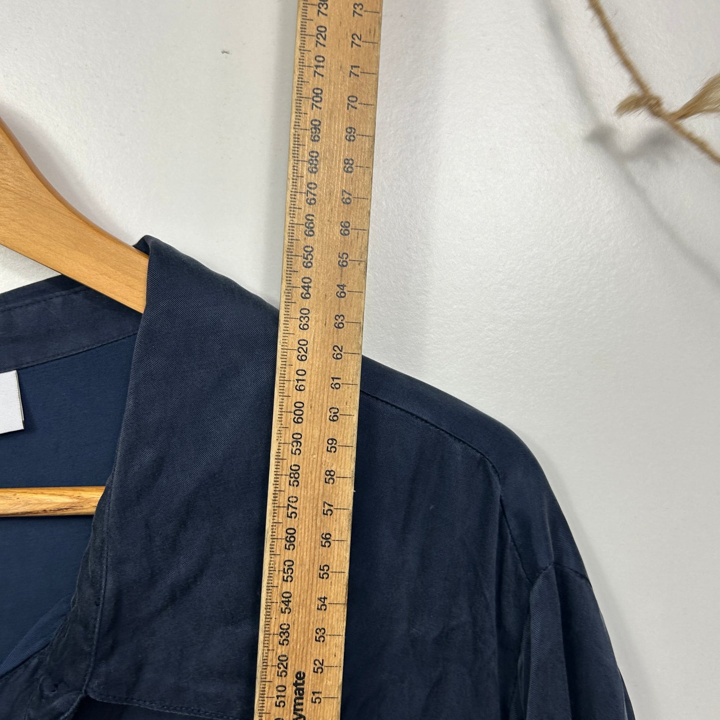 Sussan Navy Blue Short Sleeve Shirt - Size 20