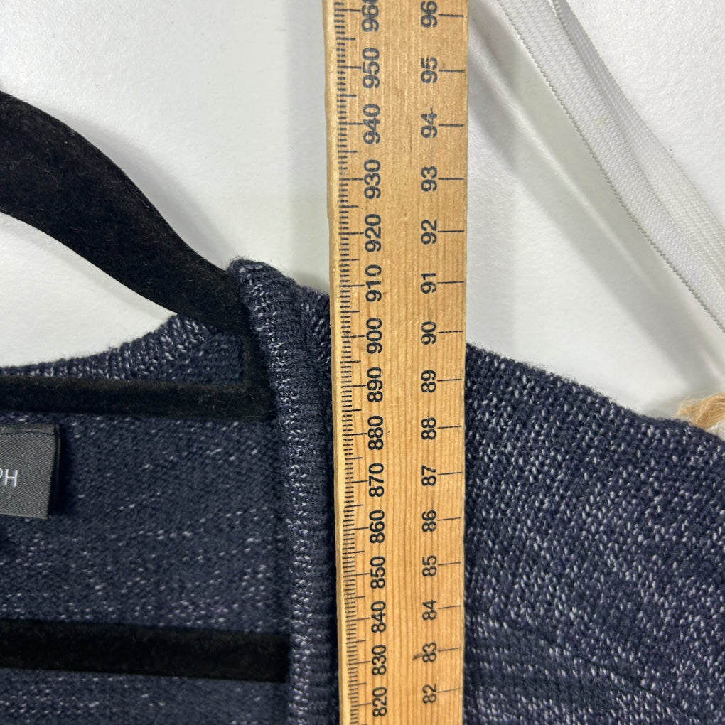 Autograph Navy Marle Long Sleeve Knit Tunic Top - Size XL