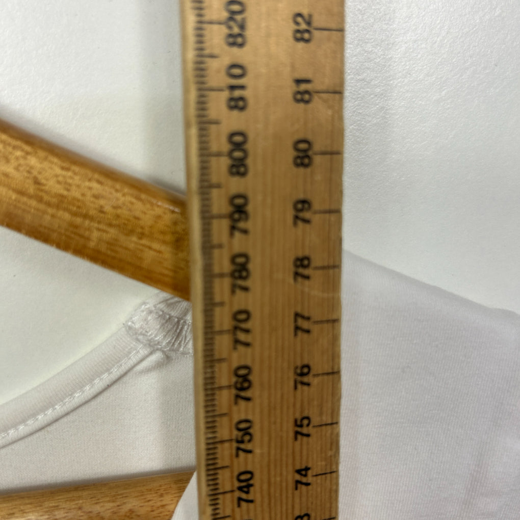 Taking Shape White 3/4 Sleeve Swing Top - Size XS