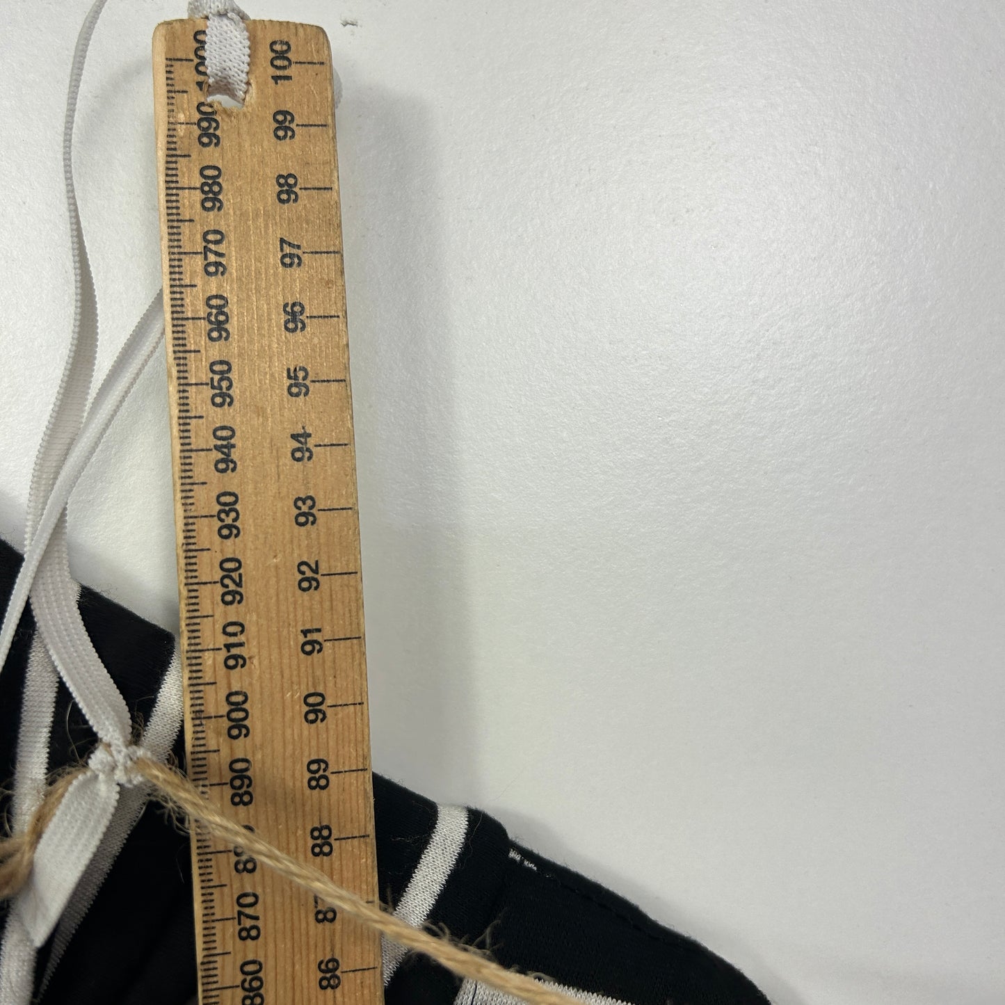 Millers Black White Striped Cowl Neck Tunic Top - Size 22