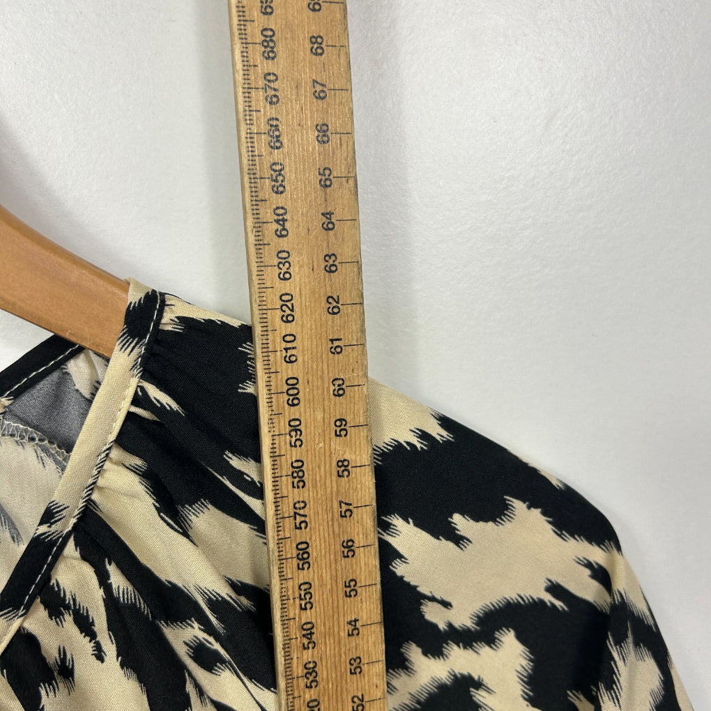 Shein Curve Black & Cream Top - Size 0XL