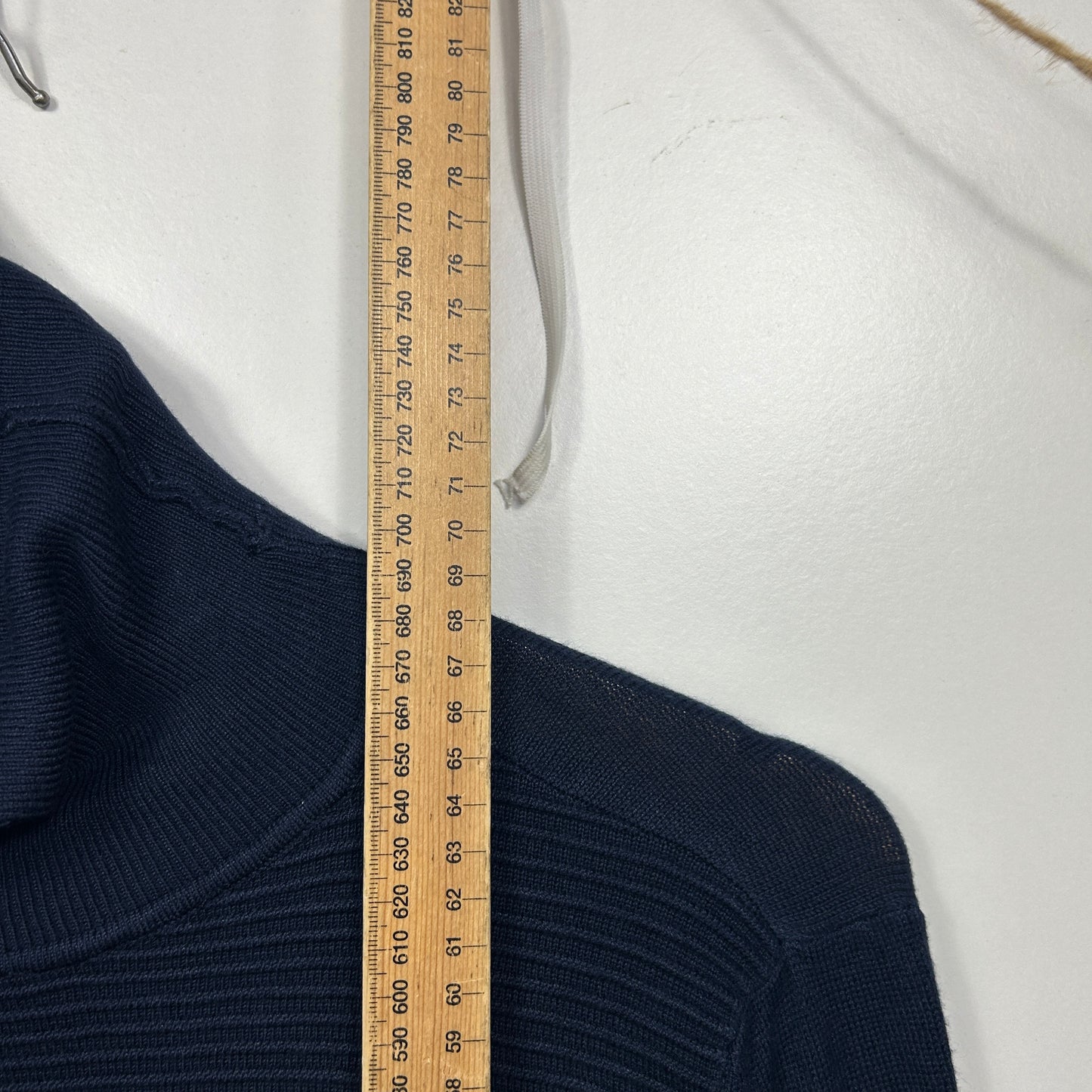 Millers Navy Knit Cowl Neck Long Sleeve Top Jumper - Size L