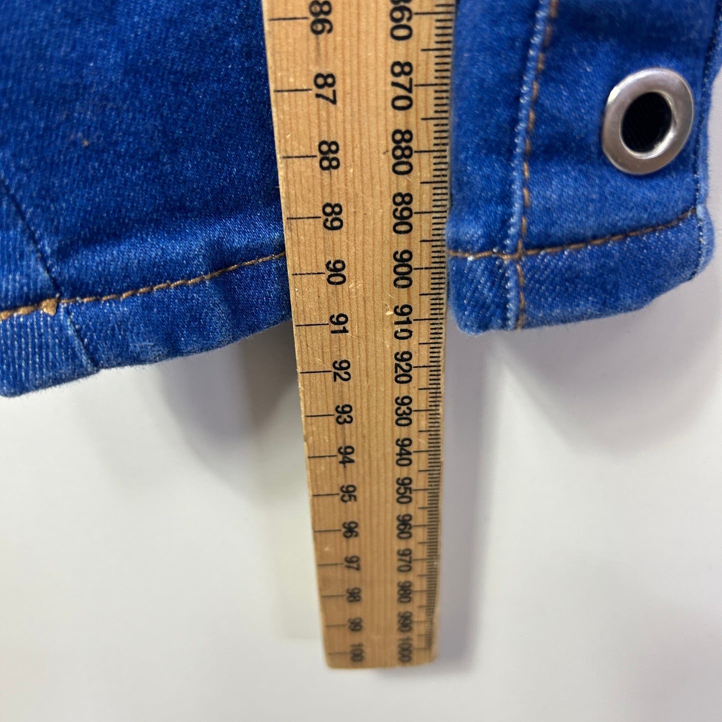 Rockmans Jeans Size 14 Elastic Waist Denim Blue Cotton Blend Pockets
