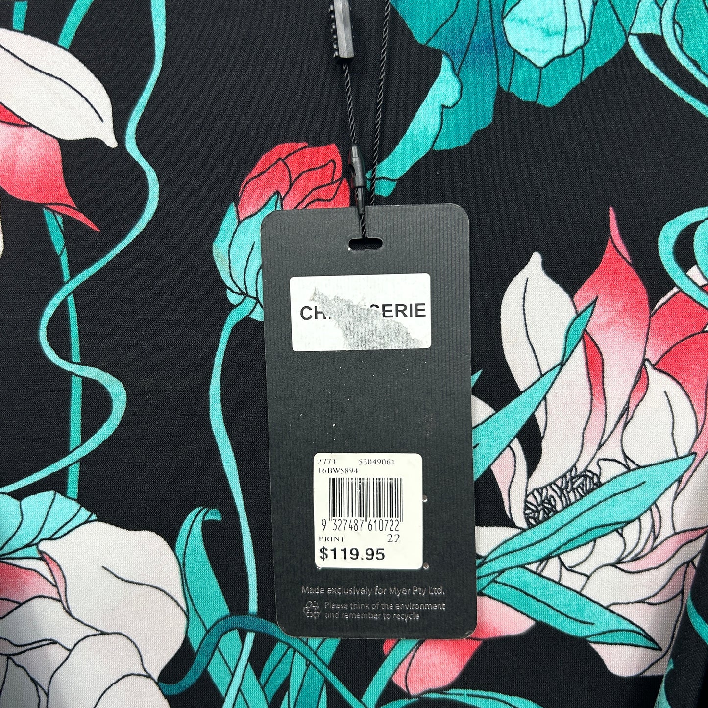 Basque Dress Size 22W Multicoloured Floral Long Sleeve New