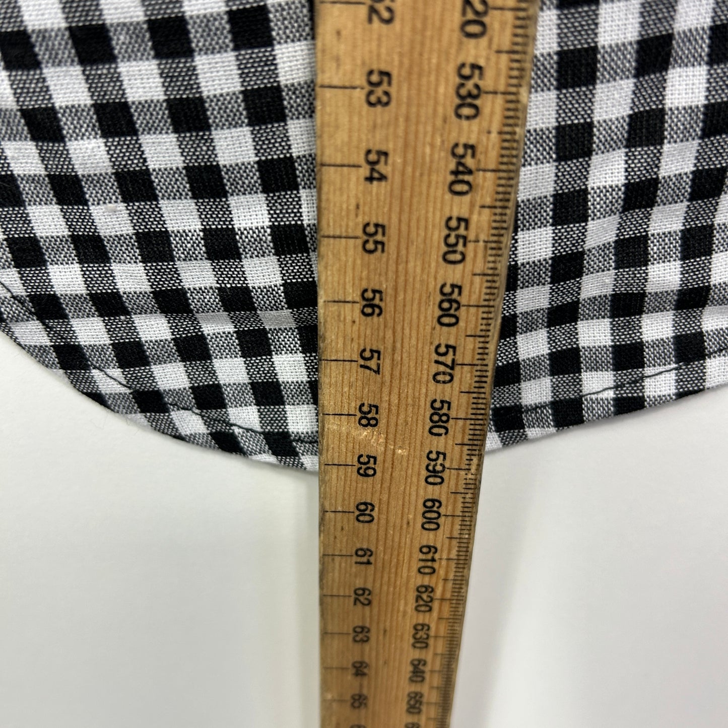 Shein Curve Top Size 3XL 16 18 Black White Gingham Check Sleeveless Front Tie