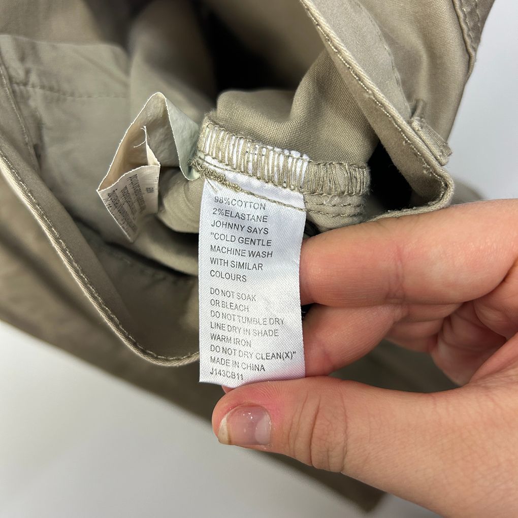 Johnny Bigg Beige Cotton Mens Pants - Size 42