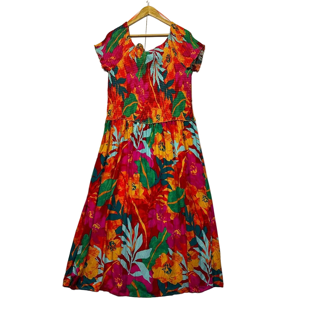 Katies Multicoloured Floral Dress - Size 20