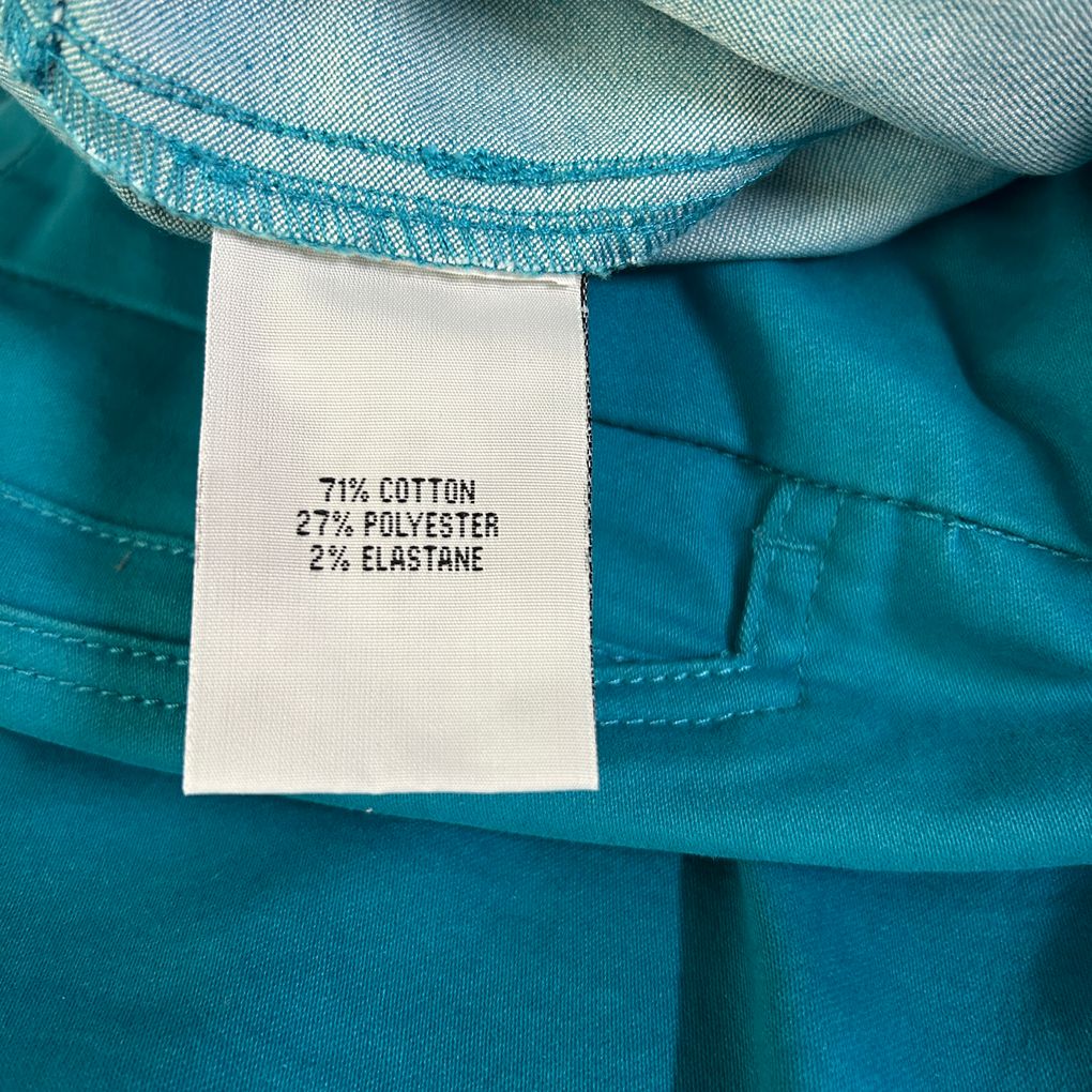 Millers Teal Cotton Pants - Size 16
