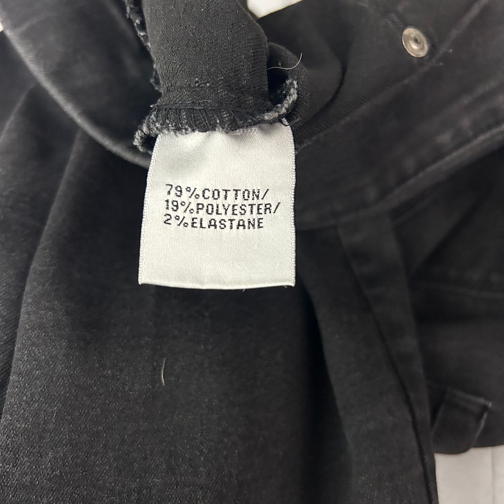 Katies Washed Black Pull On Jeans - Size 18