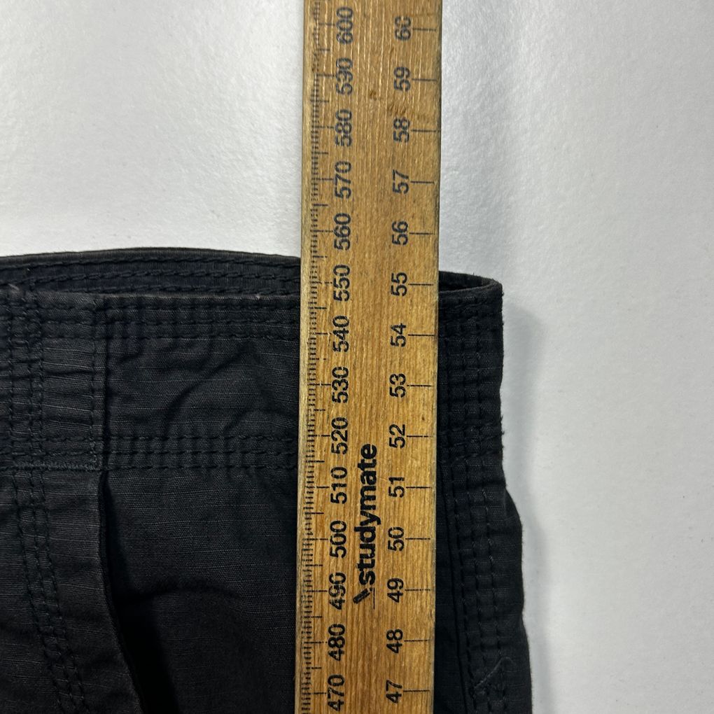 DBK Originals Black Cotton Cargo Shorts - Size 117 (fault Fading)