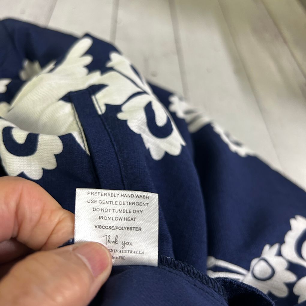 Always Alice Navy and White Pants - Size 22