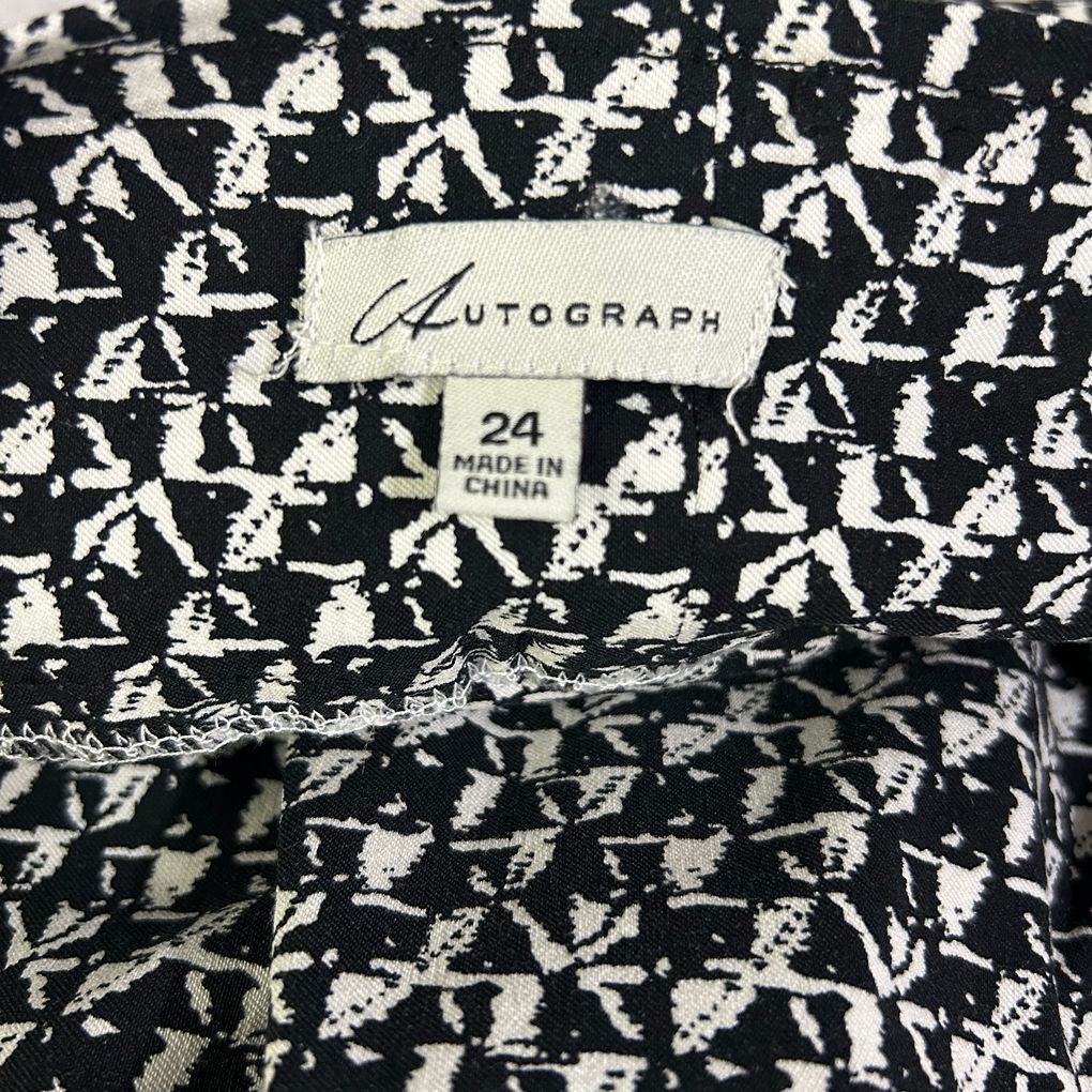 Autograph Black and White Pants - Size 24