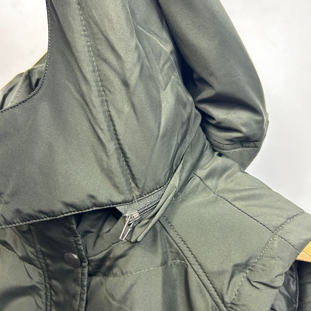 Katies Green Plus Size Hooded Puffer Vest - Size 18