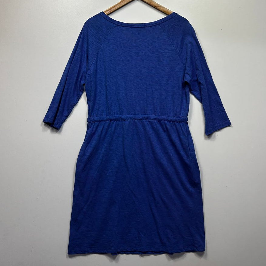 Angel Maternity Blue Cotton Dress - Size XL
