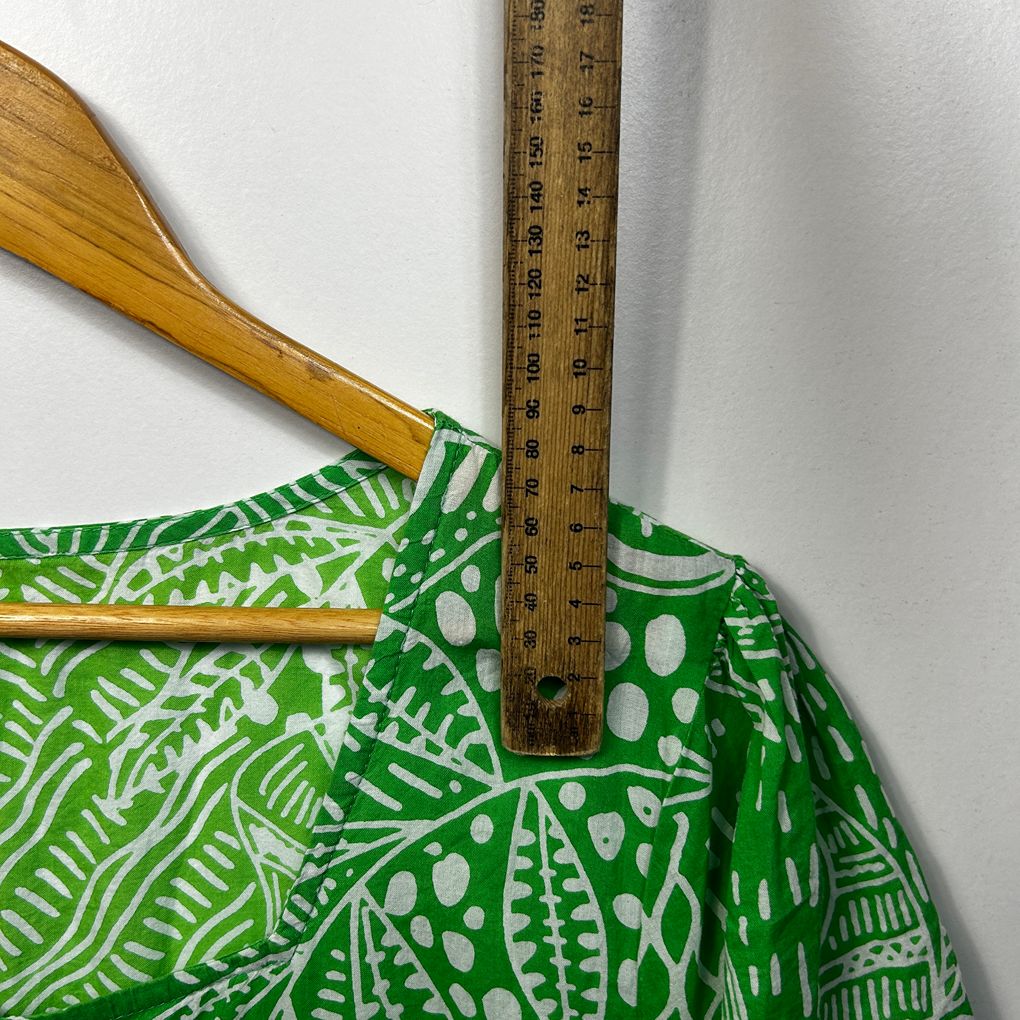 Handmade Green Tiered Dress - Size 18/20?