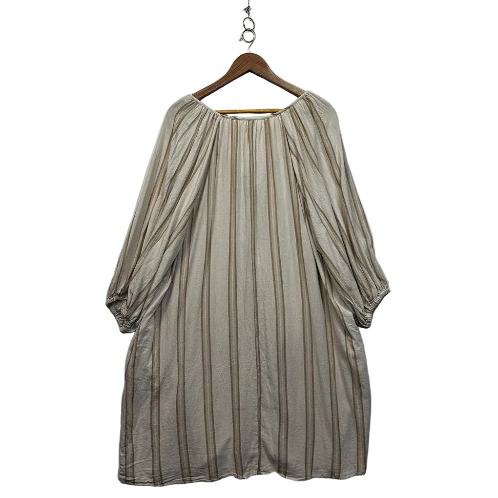 Anko Beige Plus Size Linen Dress - Size 20