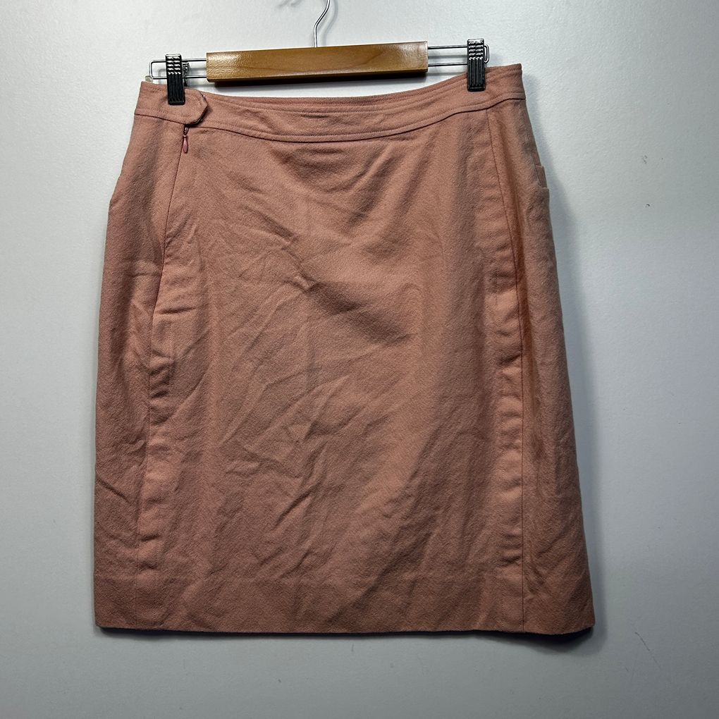 Alannah Hill Pink Wool Skirt - Size 16