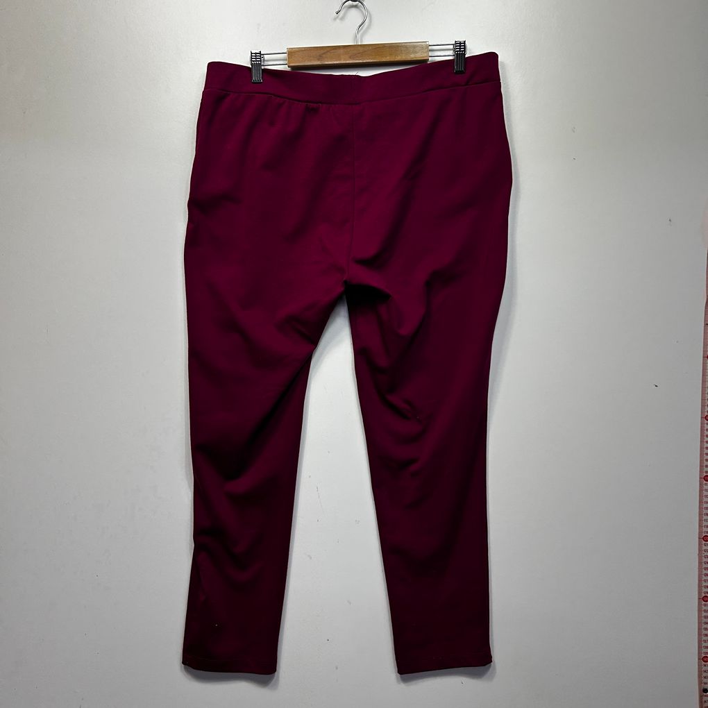 Millers Burgundy Zip Pocket Pants - Size 18