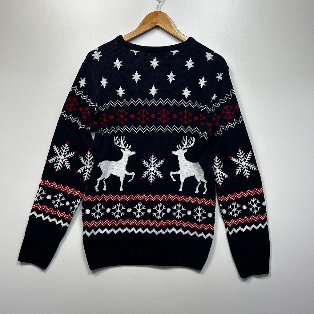 Cheeky Elf Ugly Christmas Jumper - Size L