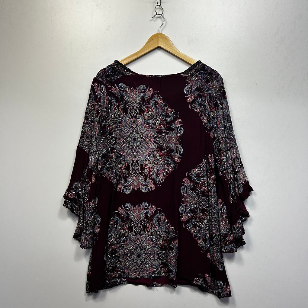 Autograph Burgundy Plus Size Top - Size 20