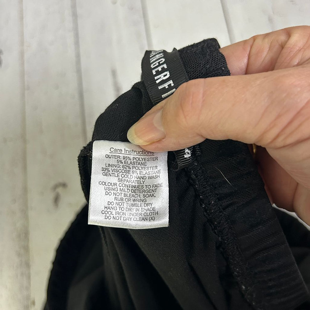 Dangerfield Black Flared Pants - Size 14