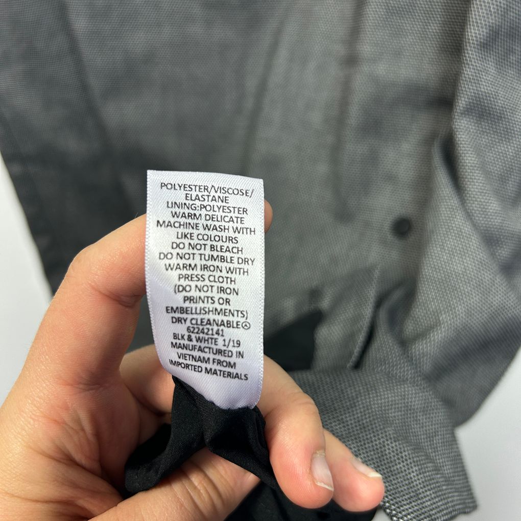 Preview Grey Plus Size Pencil Skirt - Size 18