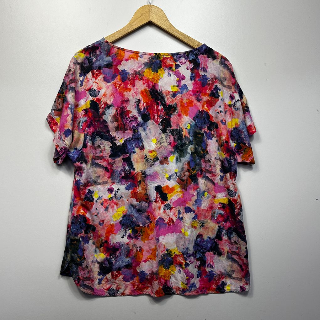 Matisse Multicoloured Abstract Top - Size 16