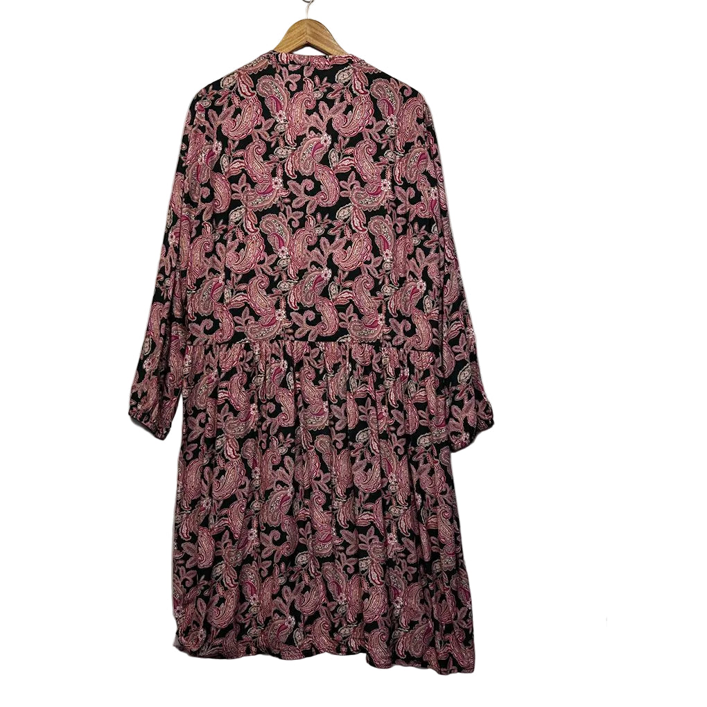 Jump Pink Paisley Dress - Size 16