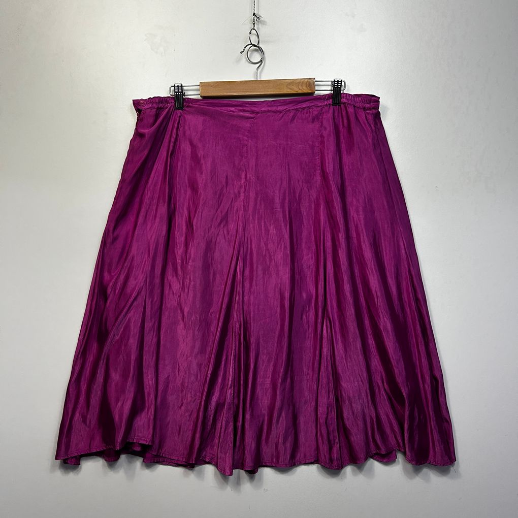 Damart Purple Plus Size Skirt - Size 20
