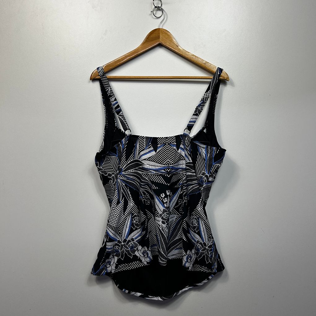 Millers Black Plus Size Swim Tankini Top - Size 22