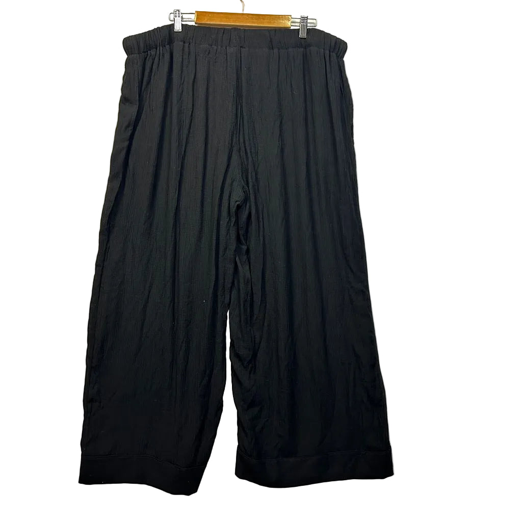 Virtuelle Black Wide Leg Pants - Size 24