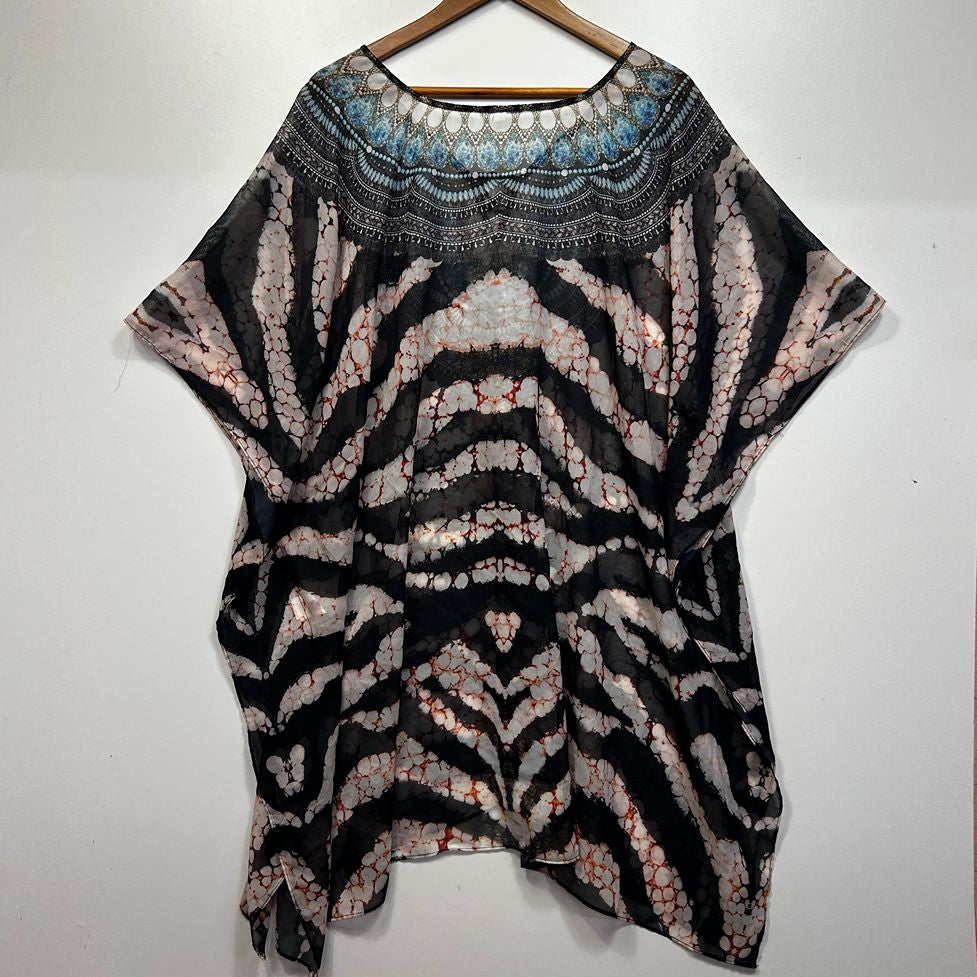Multicoloured Kaftan Top - One Size