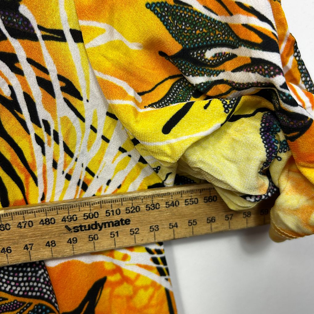 Taking Shape Yellow Tiered Top - Size 18