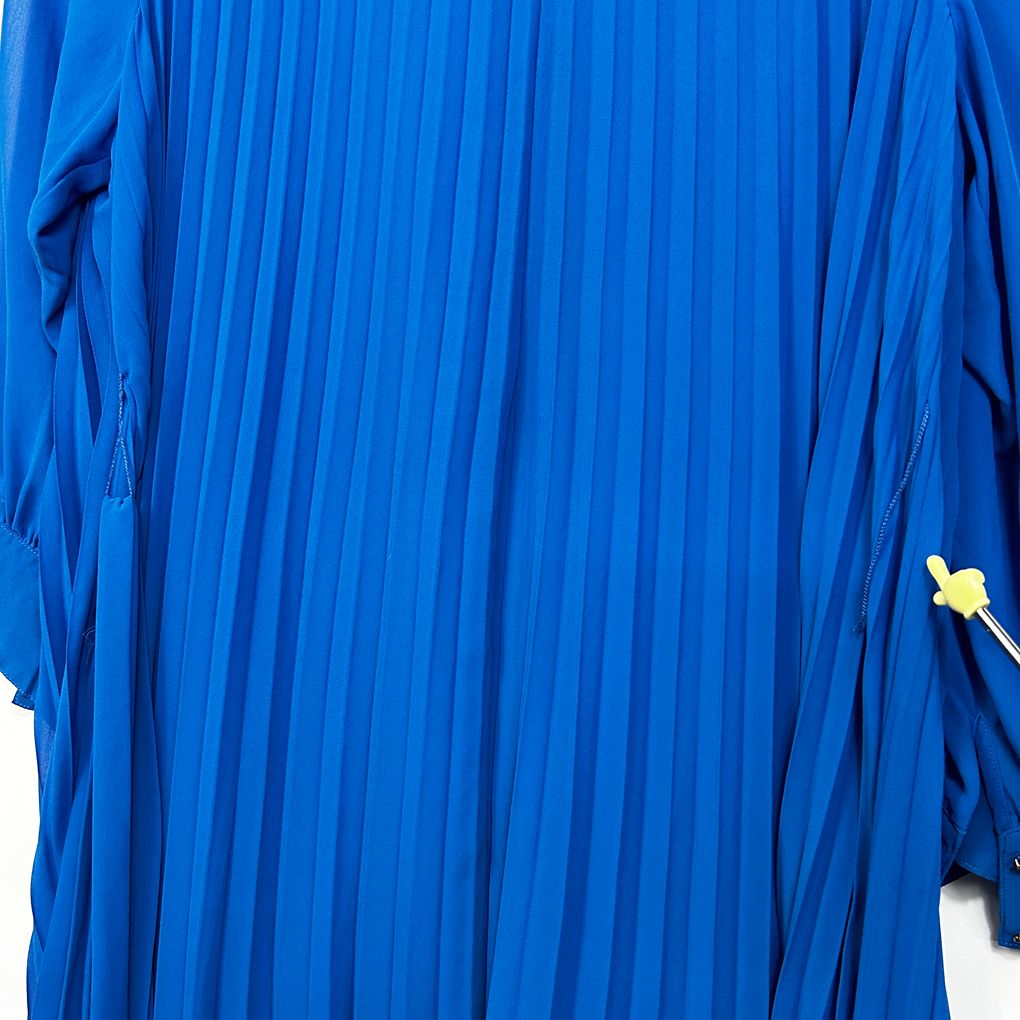 Atmos&Here Blue Pleated Dress - Size 22