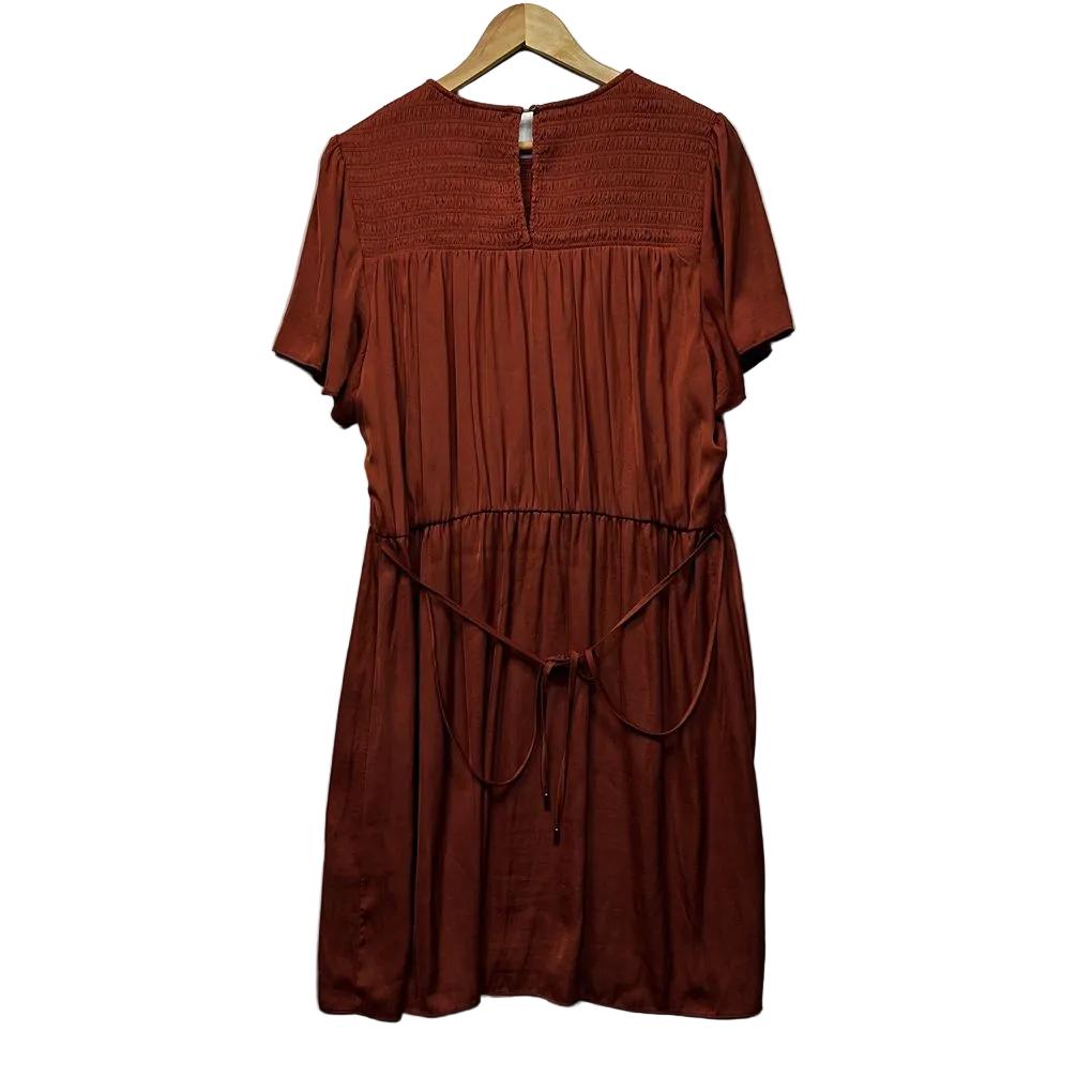 Forever New Rust Dress - Size 18