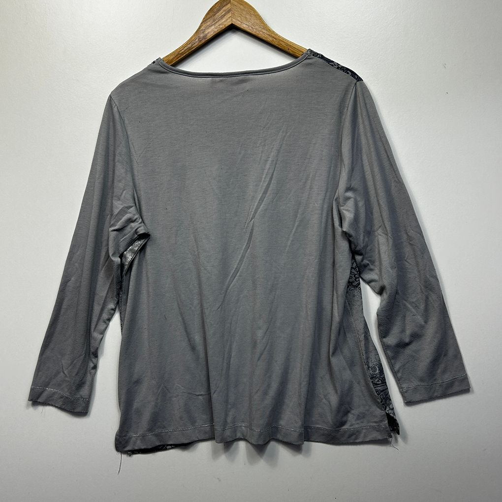 Millers Grey Print Top - Size 18