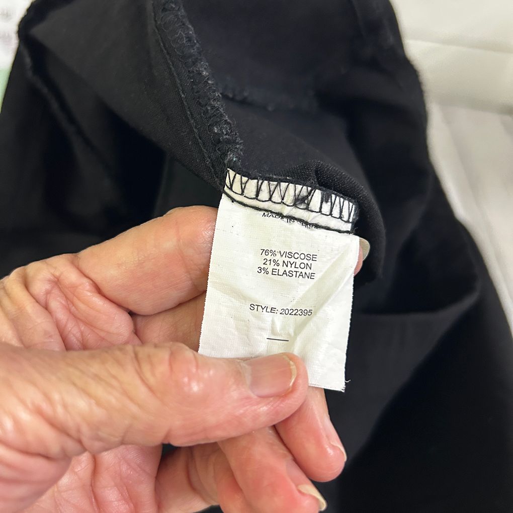 Autograph Black Zip Hem Pants - Size 20
