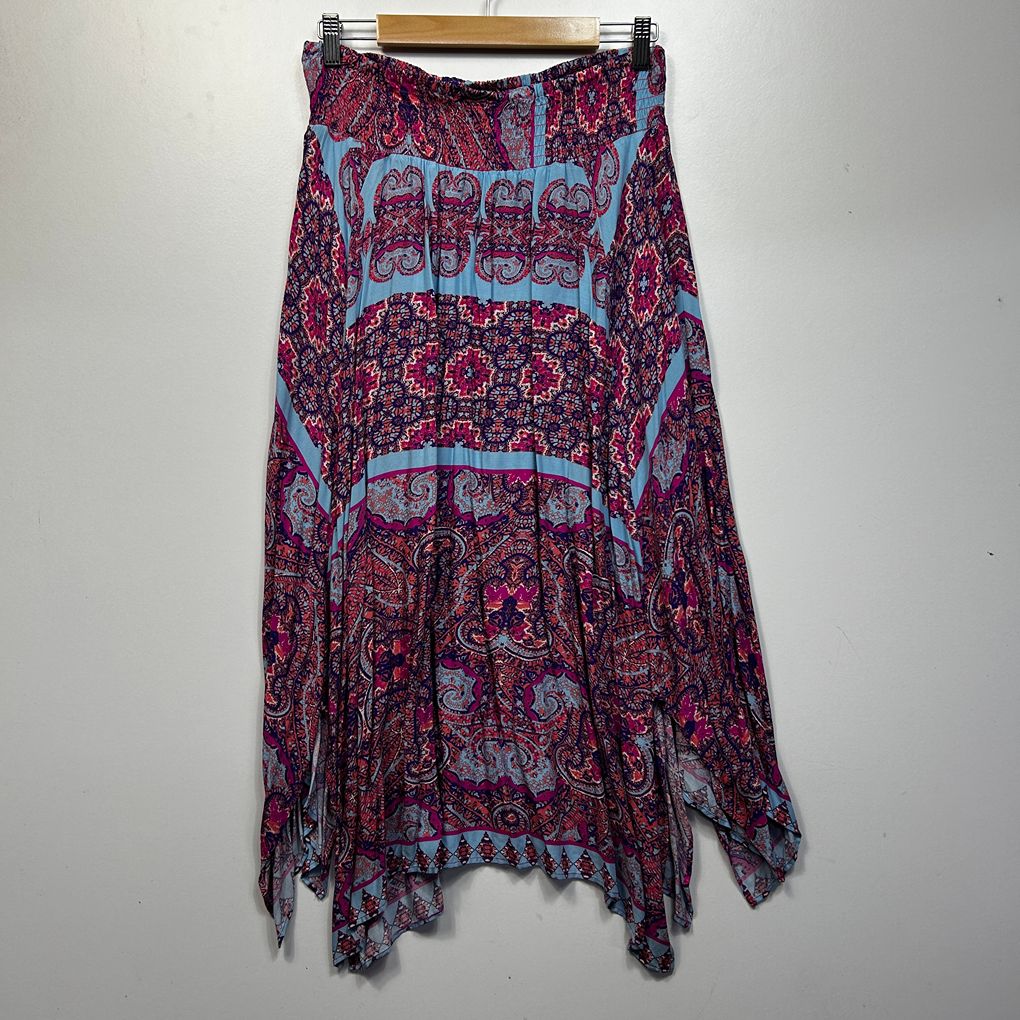 Millers Multicoloured Paisley Skirt - Size 16