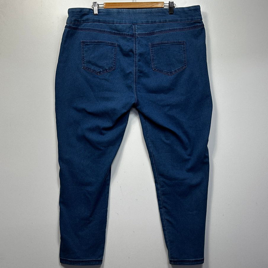Millers Blue Plus Size Pull On Jeans - Size 22