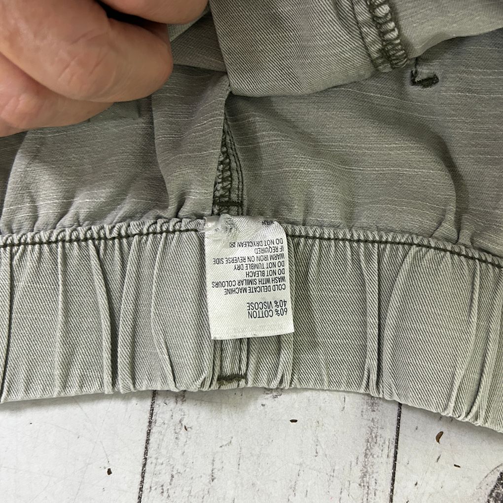 Anko Sage Cotton Pants - Size 16