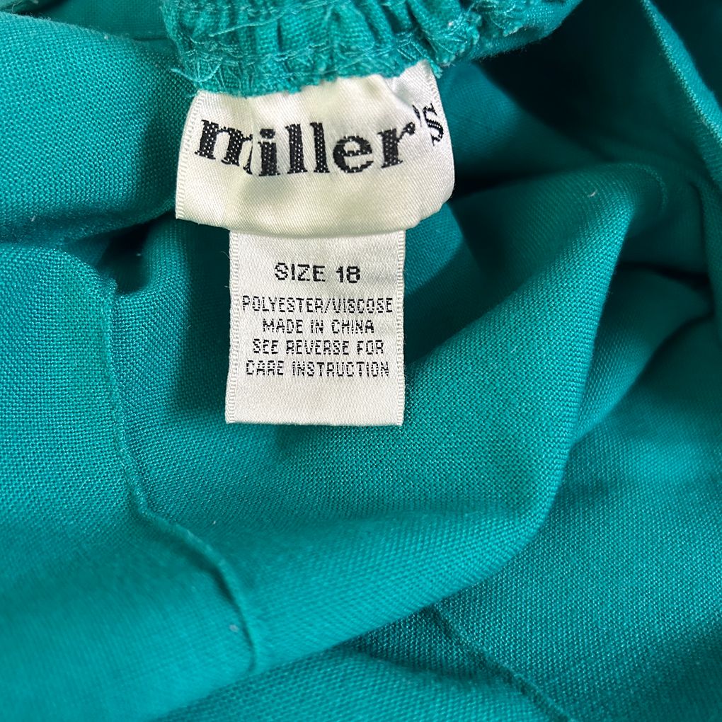 Millers Teal Shorts - Size 18