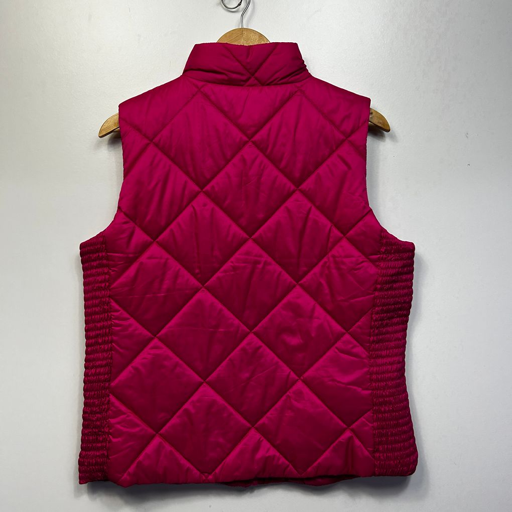 W.Lane Pink Puffer Vest - Size 14