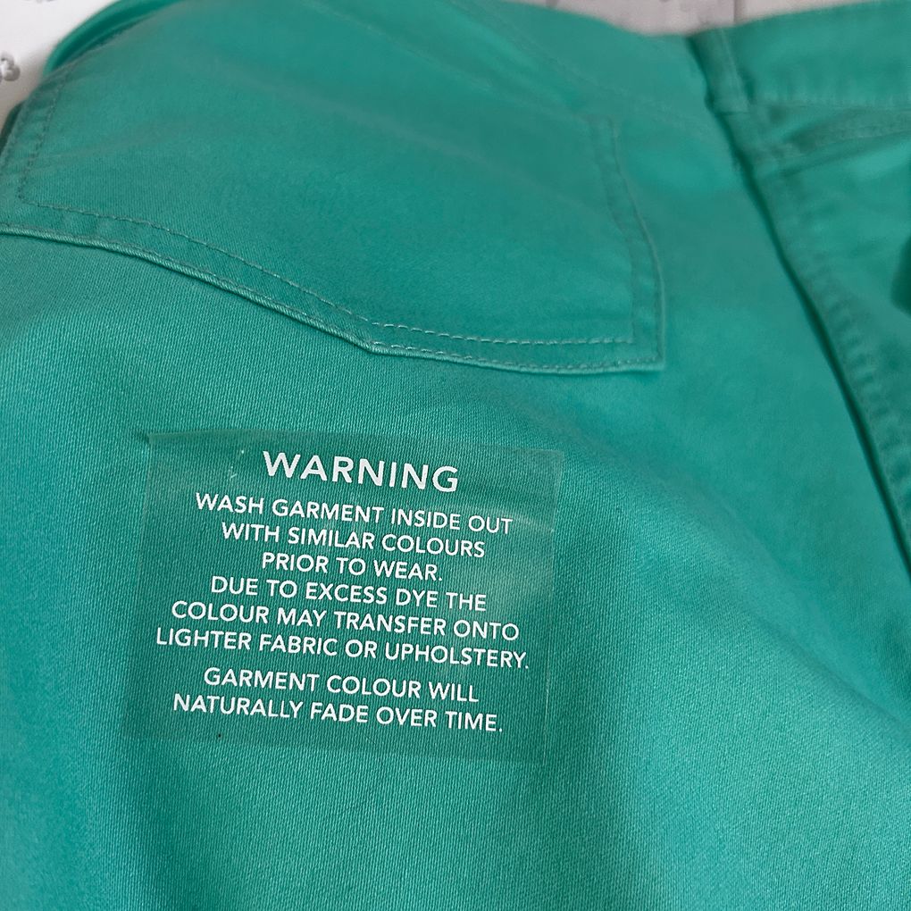 Millers Green Cotton Pants - Size 18