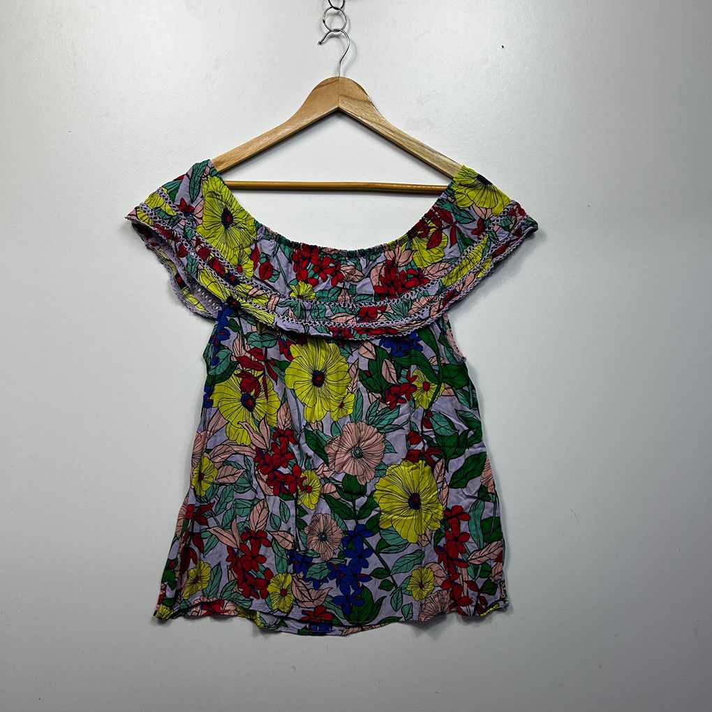 Rockmans Multicoloured Top - Size 16