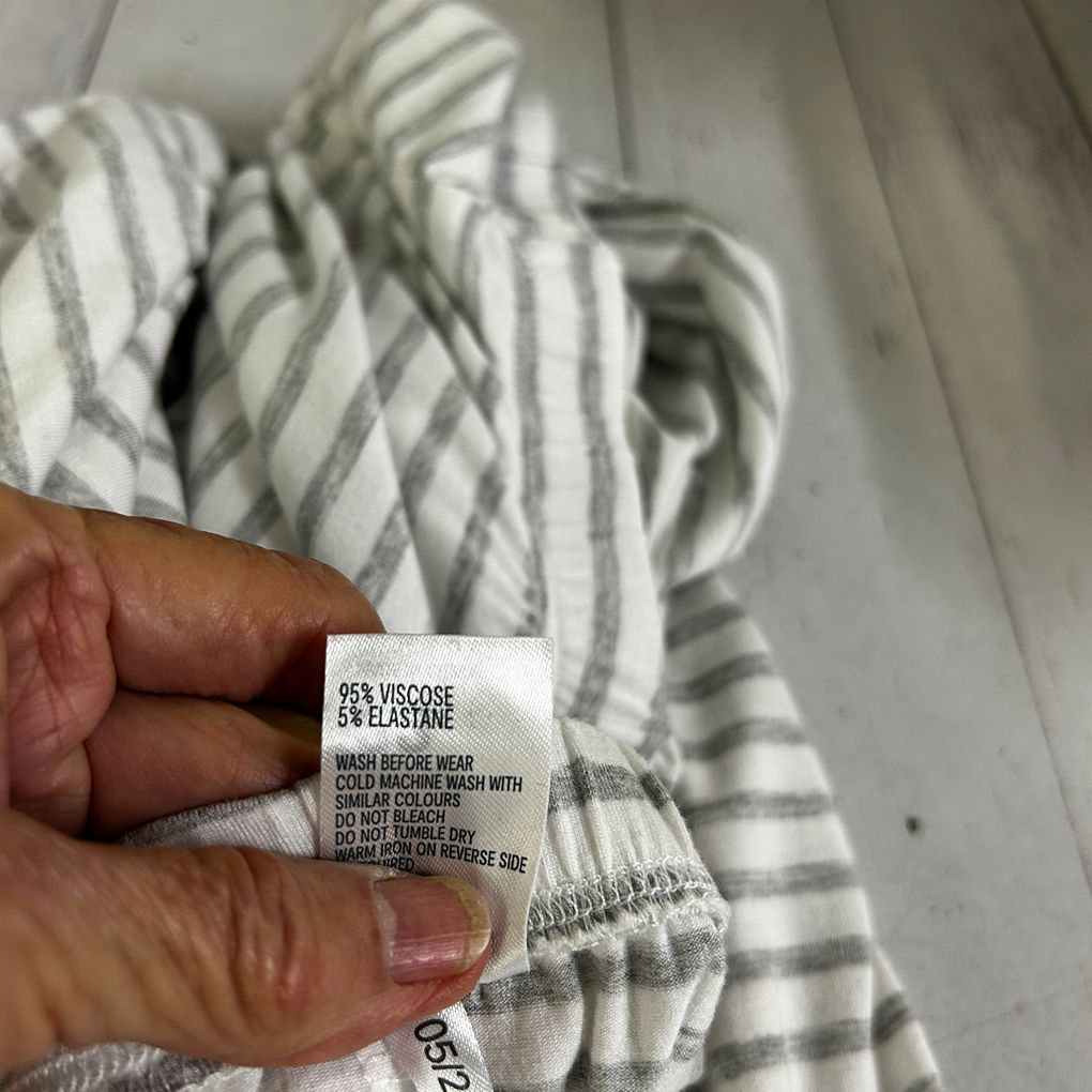 Anko Grey Striped Sleep Pants - Size 22