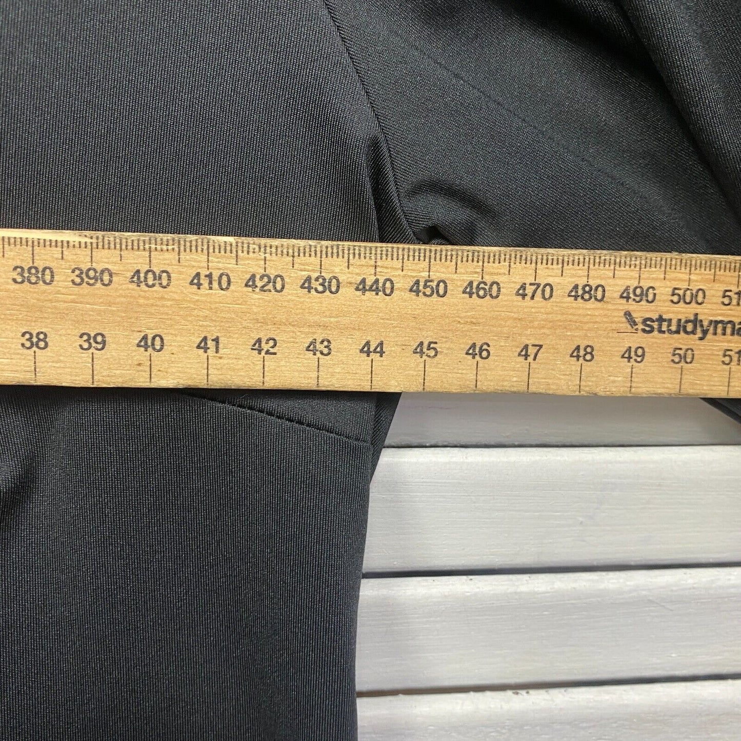 Taking Shape Top Size 14 Plus XS Black Layer Short Sleeve