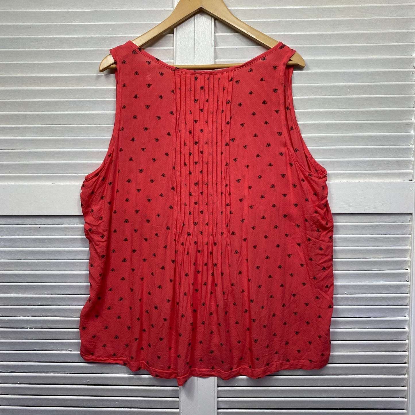 Torrid Top Size 3 18 20 Peach Sleeveless Bee