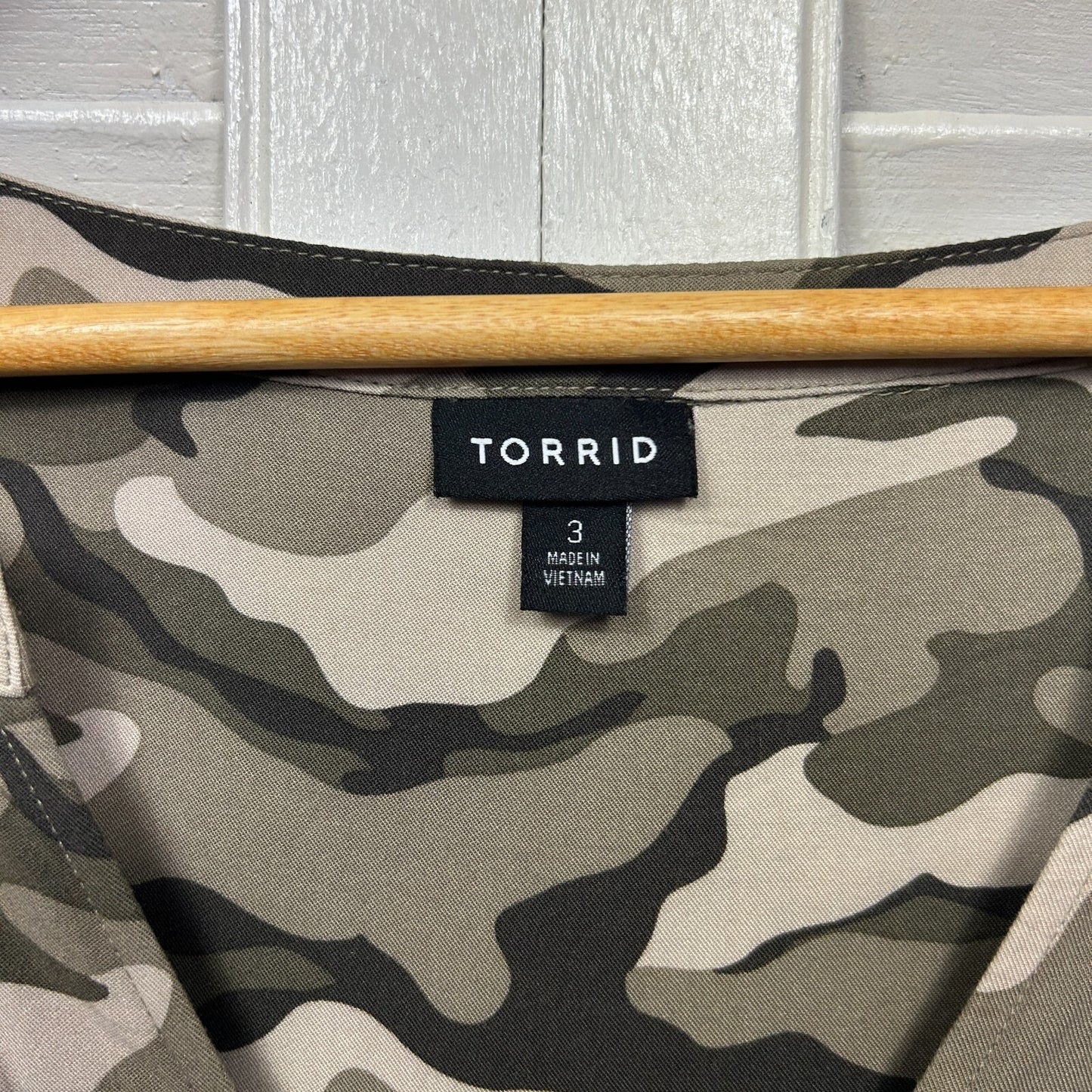 Torrid Shift Dress Size 18 20 3XL Sleeveless Camouflage Print