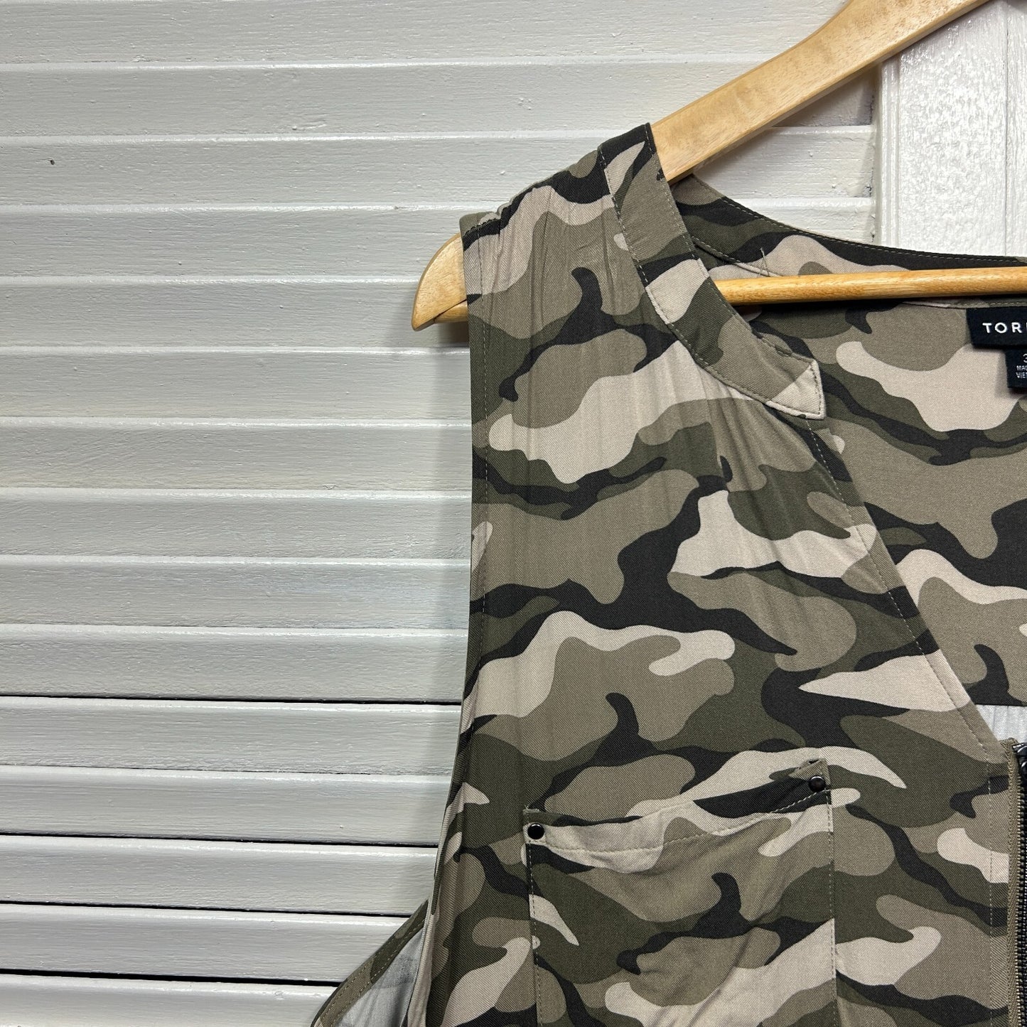 Torrid Shift Dress Size 18 20 3XL Sleeveless Camouflage Print